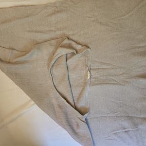 100% Organic Linen gray EILEEN FISHER Poncho